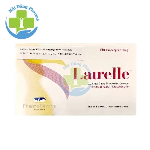 Thuốc laurelle - Hộp 1 vỉ x 21 viên